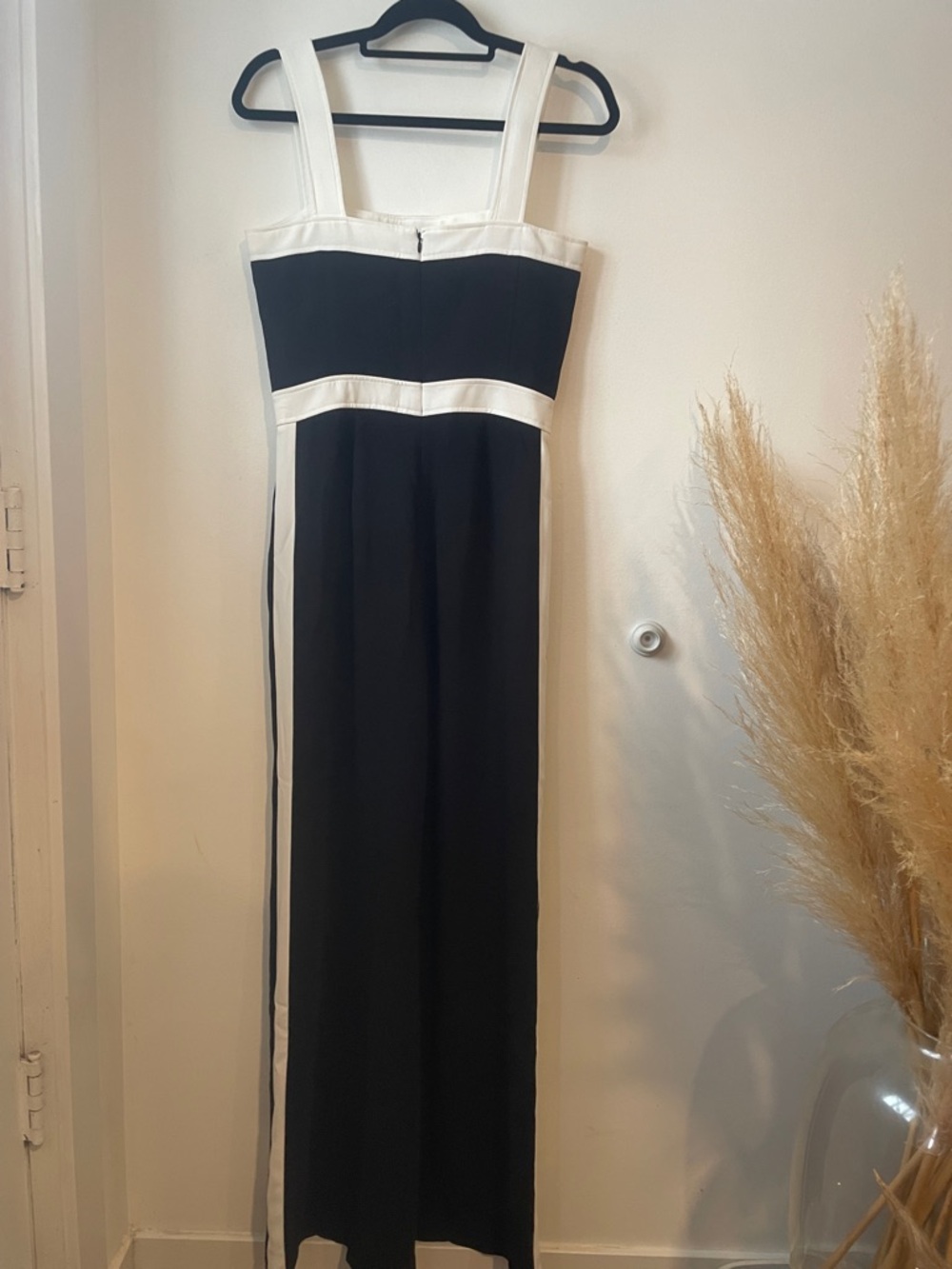 Amanda Uprichard Black and White Strap Jumpsuit Size M - Picture 5 of 6